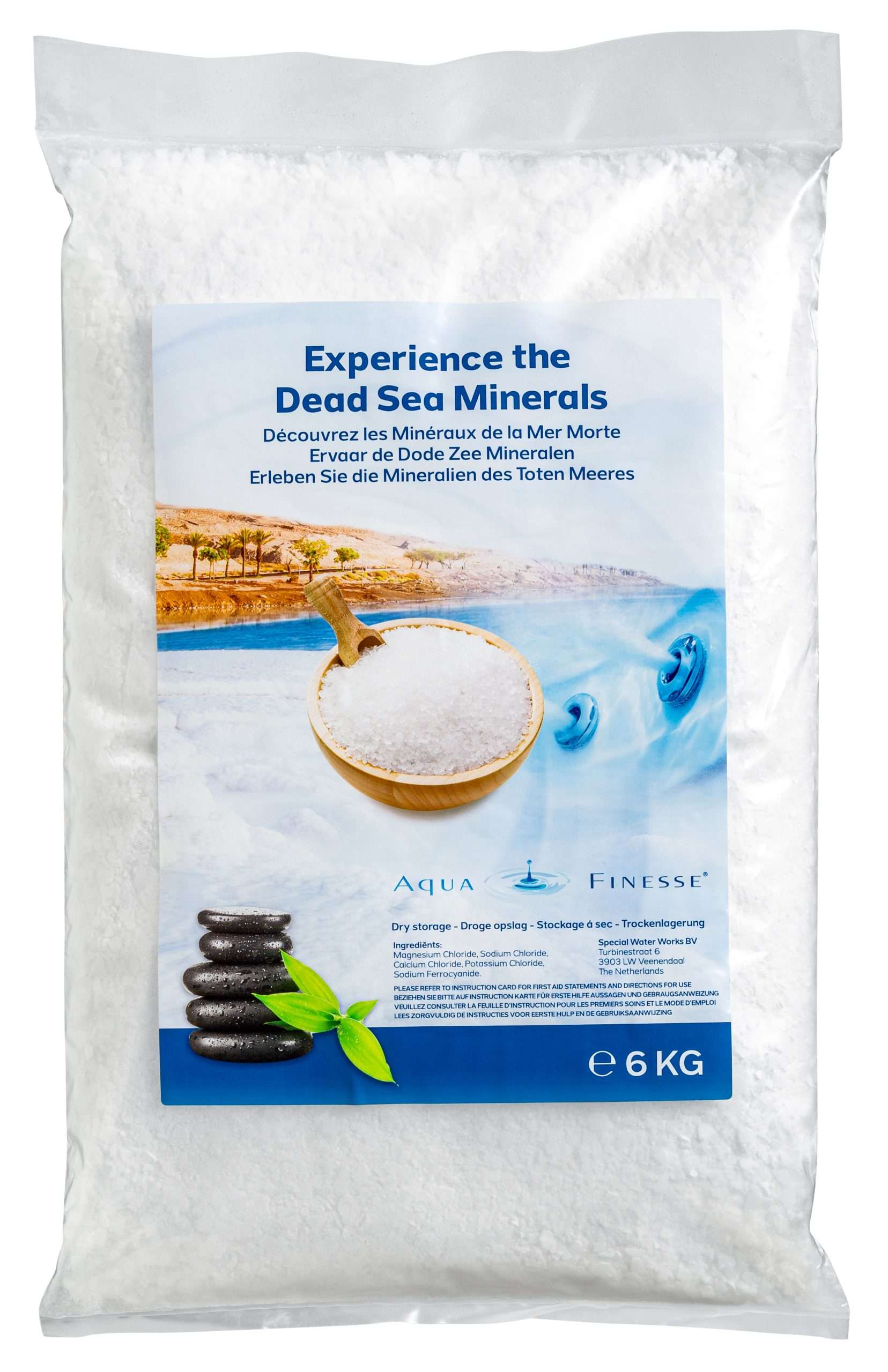 Aquafinesse Dead Sea Experience Kit 6kg at Castle Hot Tubs Pembrokeshire, Swansea and South Wales