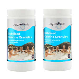 Aquasparkle Stablised Chlorine Granules at Castle Hot Tubs Pembrokeshire, Swansea and South Wales