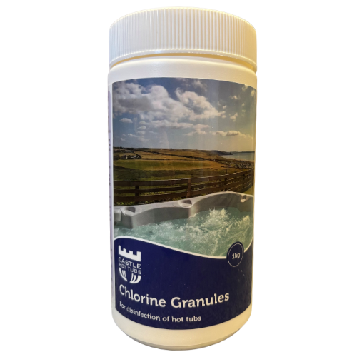 chlorine granules 1kg front cht chlorine granules 1kg