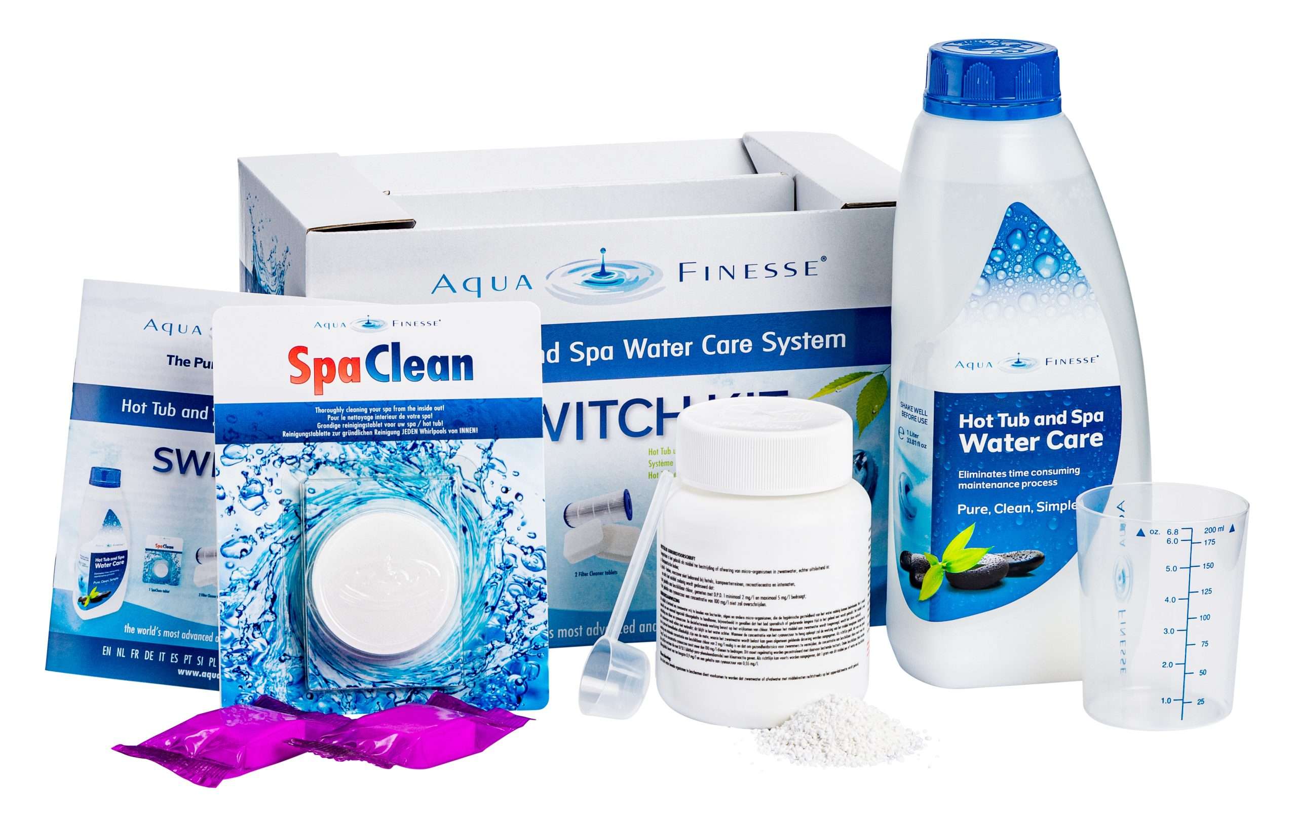 AquaFinesse Starter Switch Kit with Chlorine GRANULES at Castle Hot Tubs Pembrokeshire, Swansea and South Wales AquaFinesse Starter Switch Kit with Chlorine GRANULES at Castle Hot Tubs Pembrokeshire, Swansea and South Wales