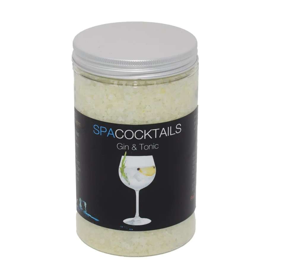 Gin and Tonic spa crystals