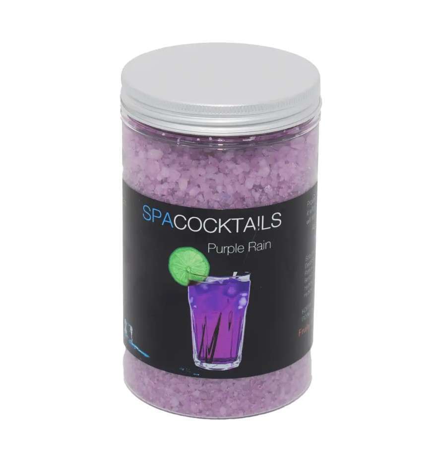 Purple rain spa cocktails spa crystals