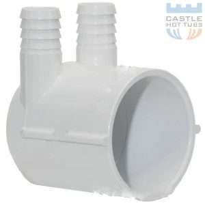 2" S x 3/4 RB (2) Water Manifold End Cap