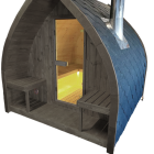 dark leaf sauna woodpecker saunas