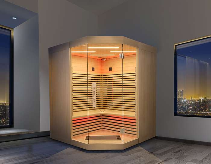 Holls Canopée Infrared Sauna - Canopée 2 at Castle Hot Tubs Pembrokeshire, Swansea and South Wales