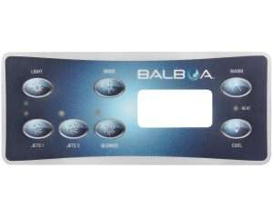 Balboa ML551 7 Button Overlay at Castle Hot Tubs, Pembrokeshire, Swansea and South Wales