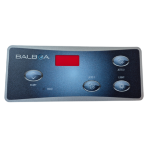 Balboa VL404 Overlay Sticker for Hot Tub Control Panel - 4 Button at Castle Hot Tubs, Pembrokeshire, Swansea and South Wales